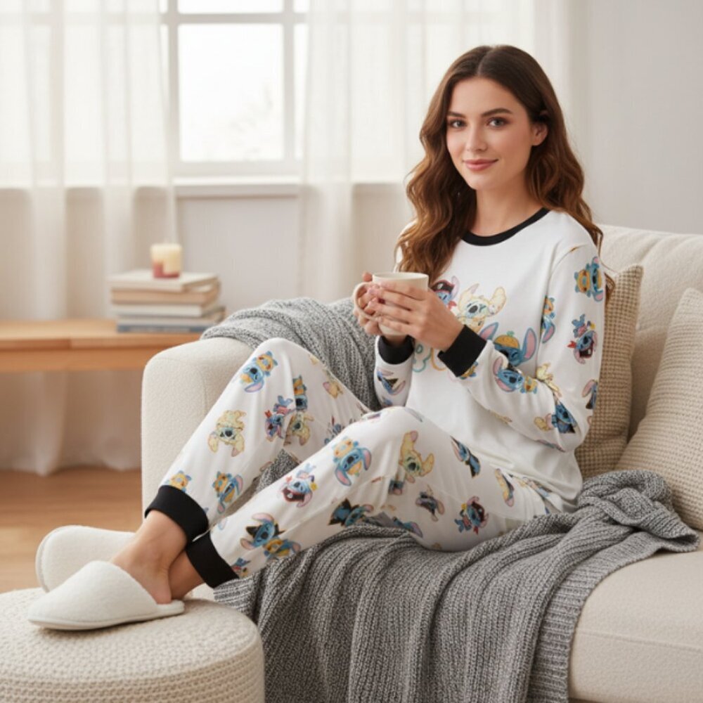 Disney Stitch 2 Pc Pajama Set XS NWT Family Matching Sleepwear Unisex